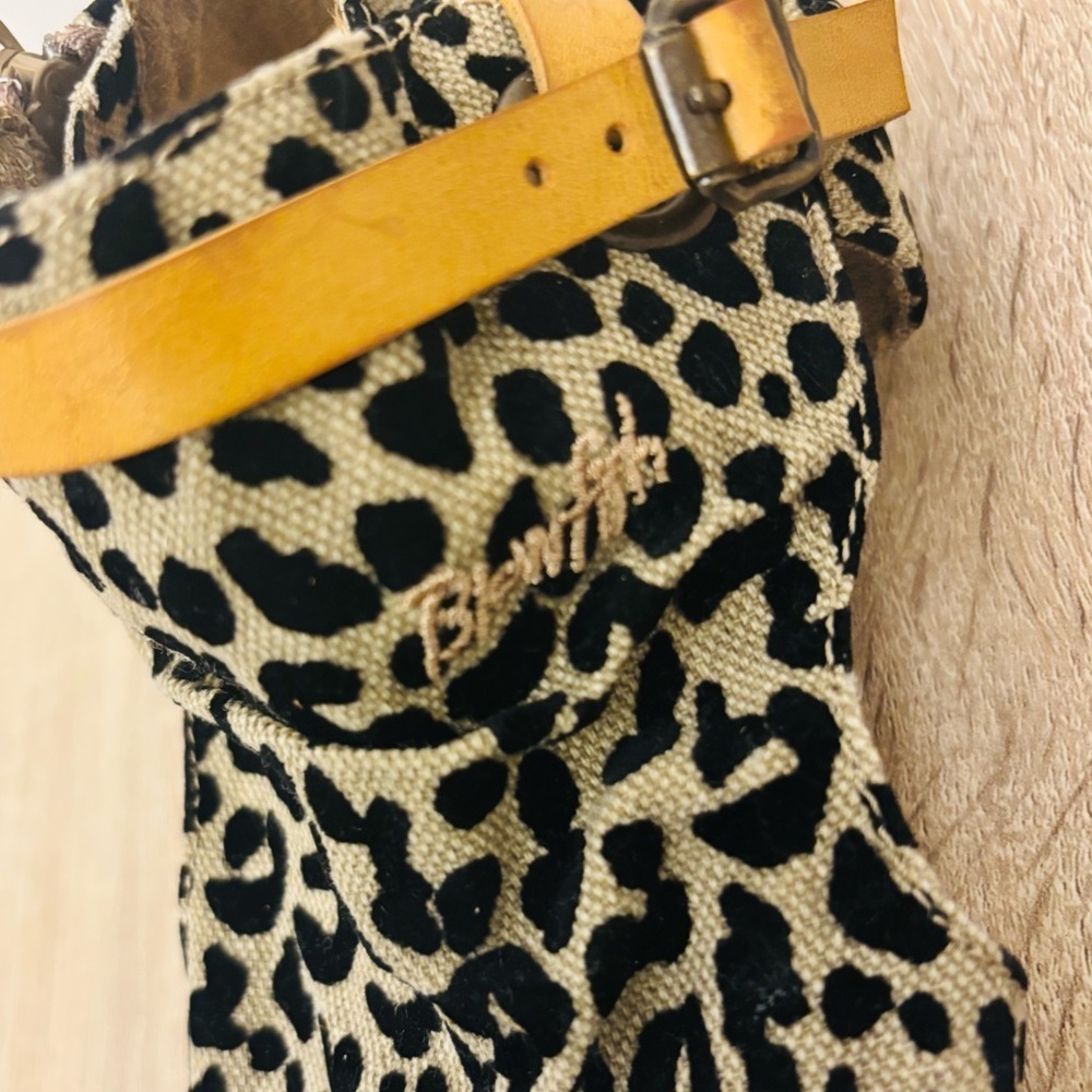 Blowfish Bluemoon animal print Shoe Sandals Size 8 - Picture 8 of 11
